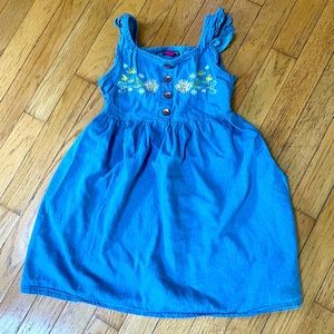 Kids Vince Camuto Denim Cotton Dress